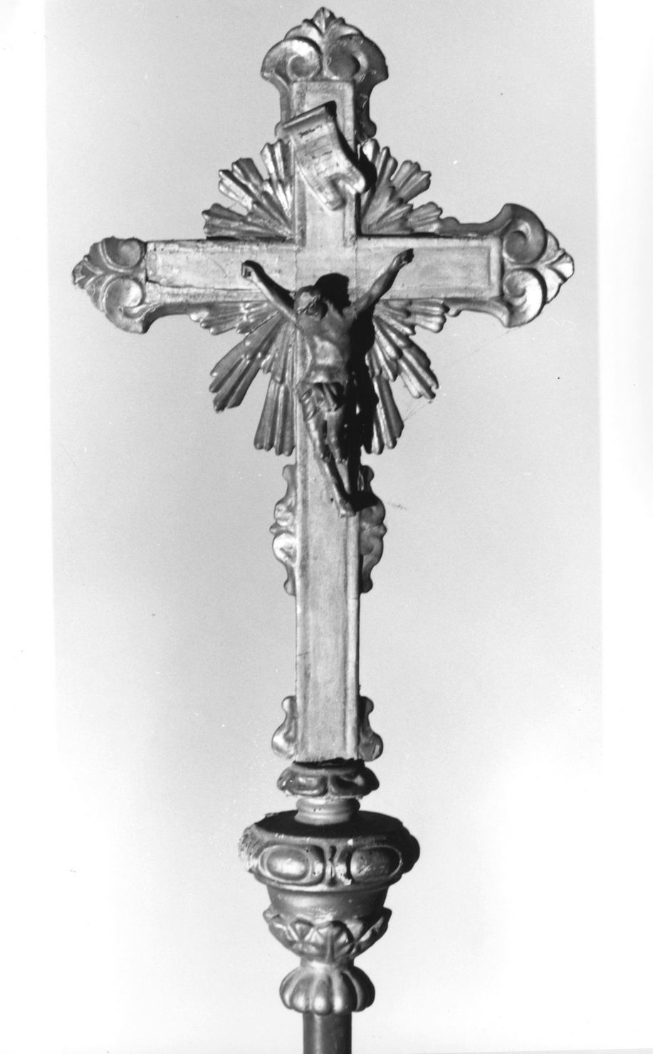 Cristo crocifisso (croce processionale) - bottega toscana (prima metà sec. XIX)