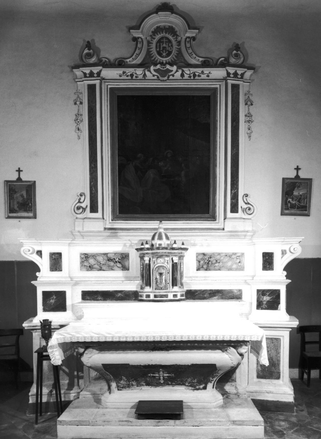 altare, elemento d'insieme - bottega toscana (primo quarto sec. XVIII)