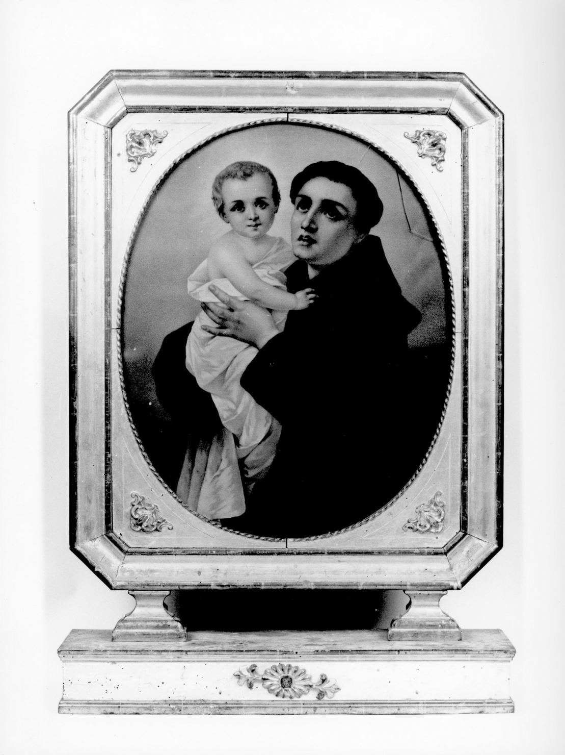 Sant'Antonio da Padova con il bambino (dipinto) - ambito toscano (prima metà sec. XIX)
