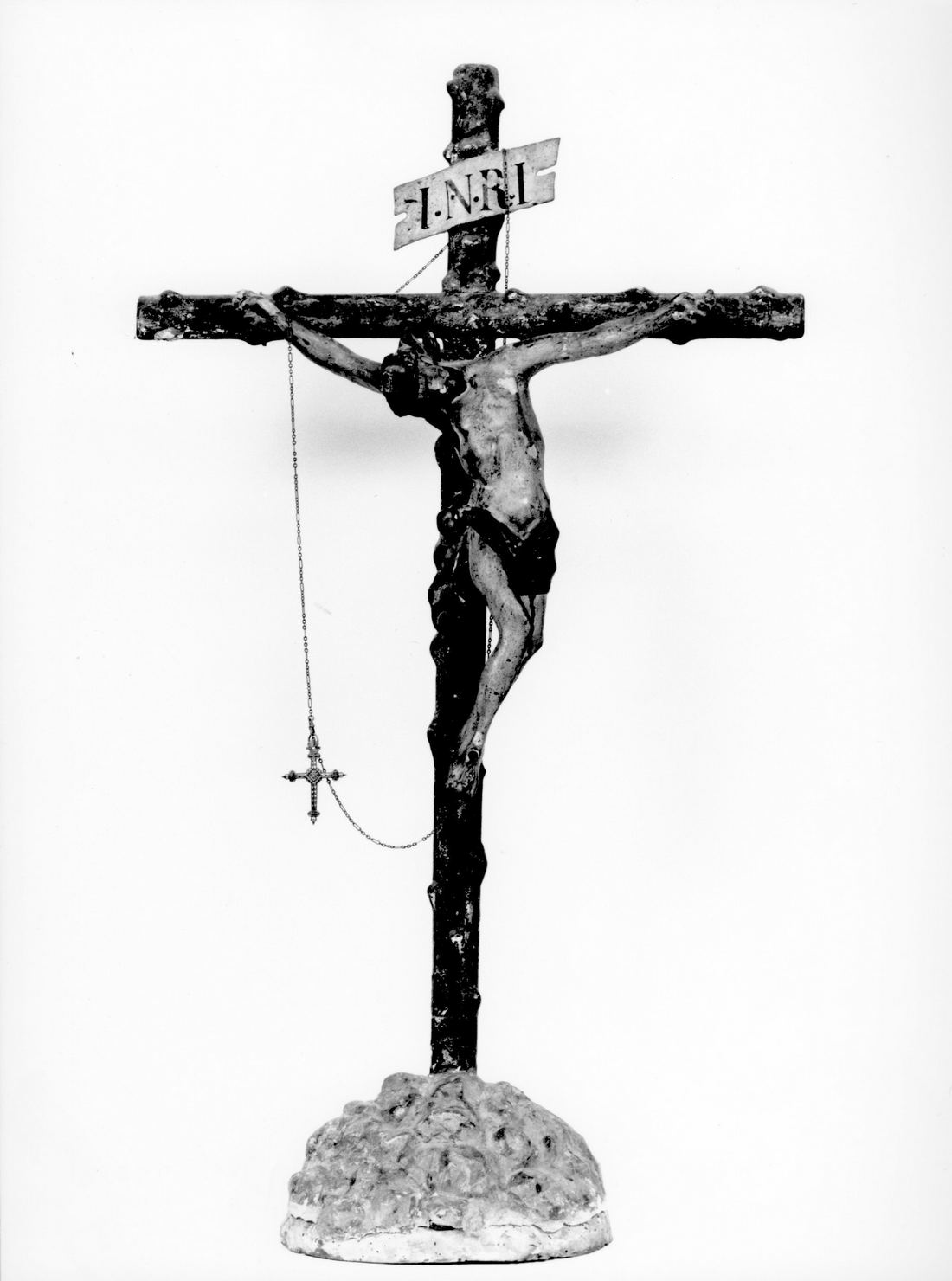 Cristo crocifisso (croce da tavolo) - bottega toscana (seconda metà sec. XVIII)
