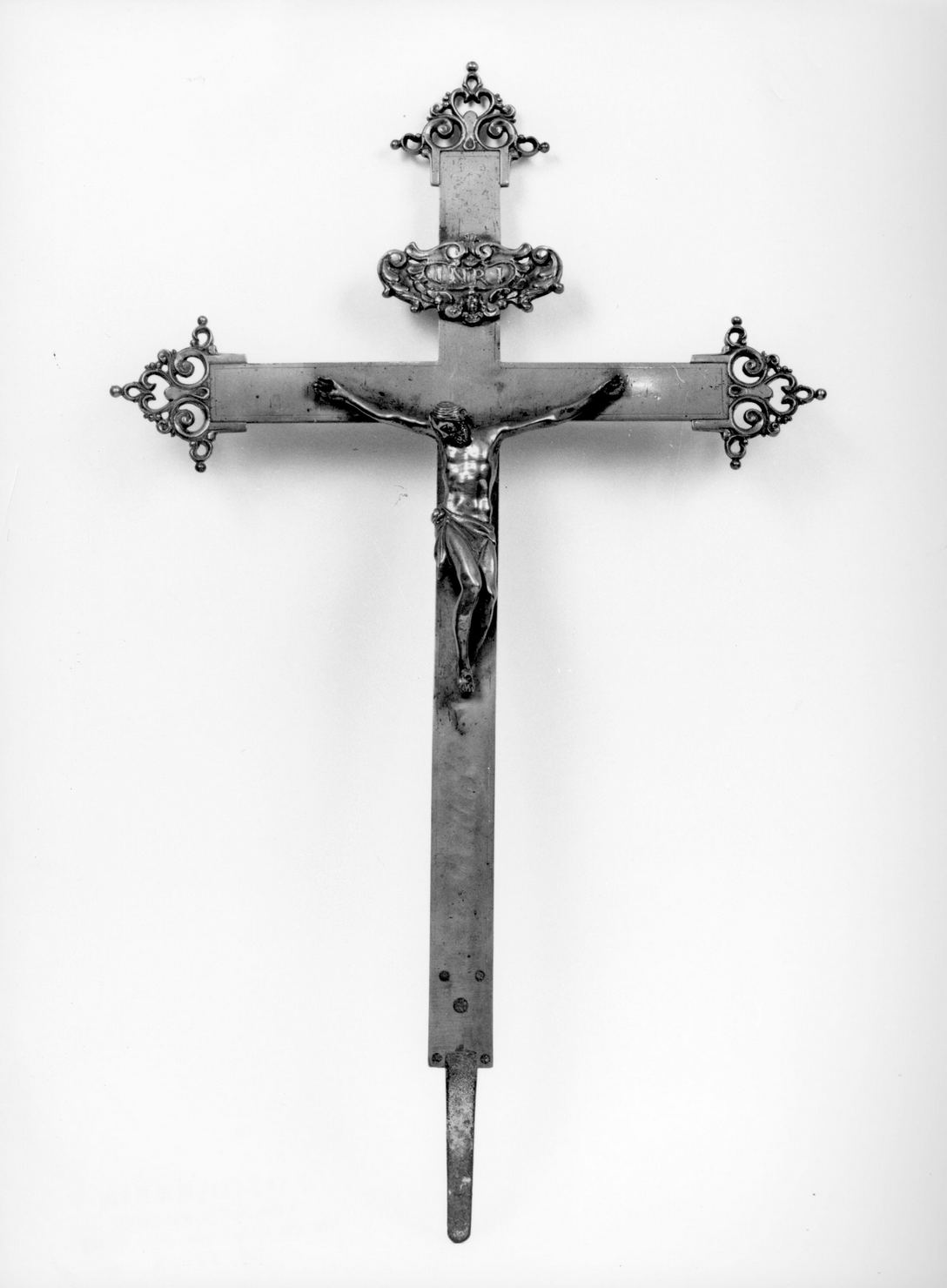 Cristo crocifisso (croce d'altare) - bottega toscana (prima metà sec. XIX)