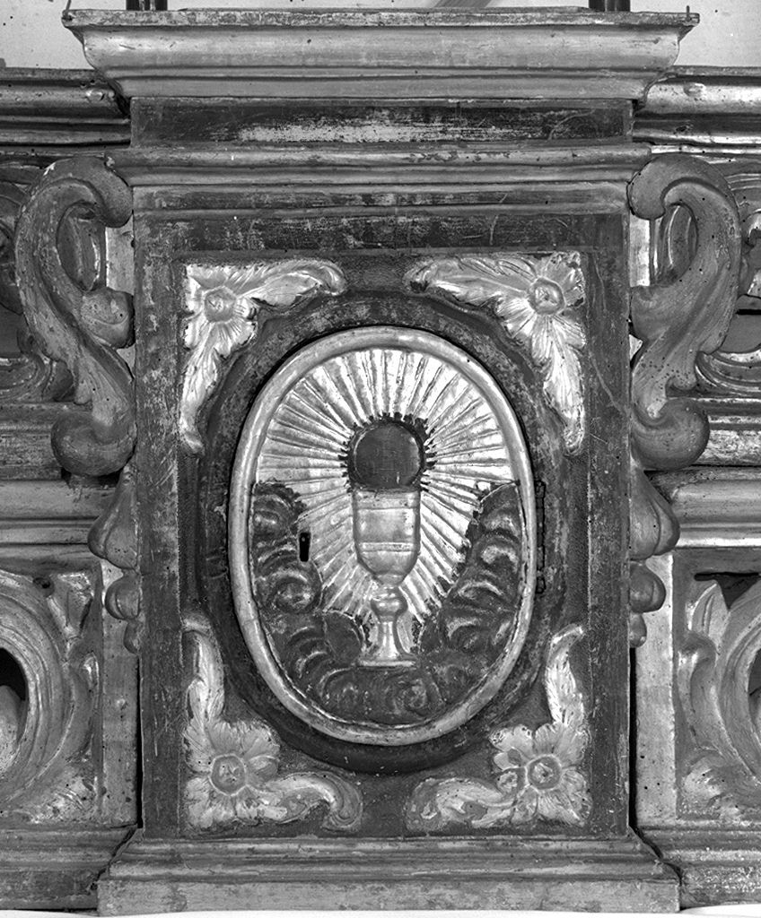 calice eucaristico (tabernacolo, elemento d'insieme) - bottega toscana (primo quarto sec. XVIII)