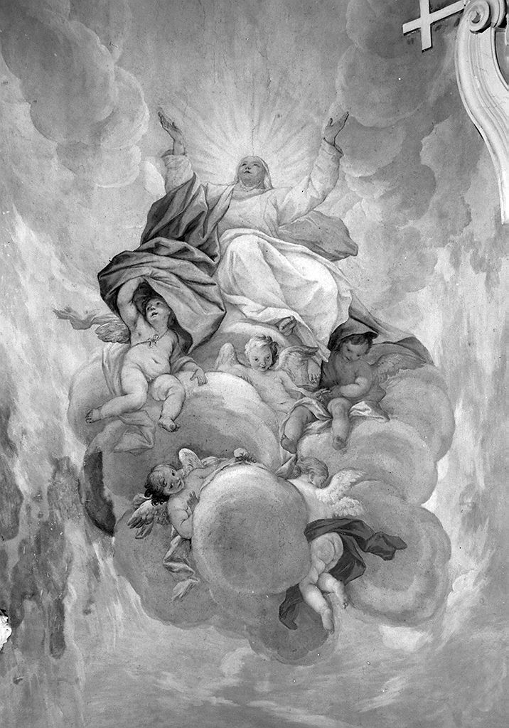 gloria di Sant'Agnese da Montepulciano (dipinto, elemento d'insieme) di Nasini Giuseppe Nicola (sec. XVIII)