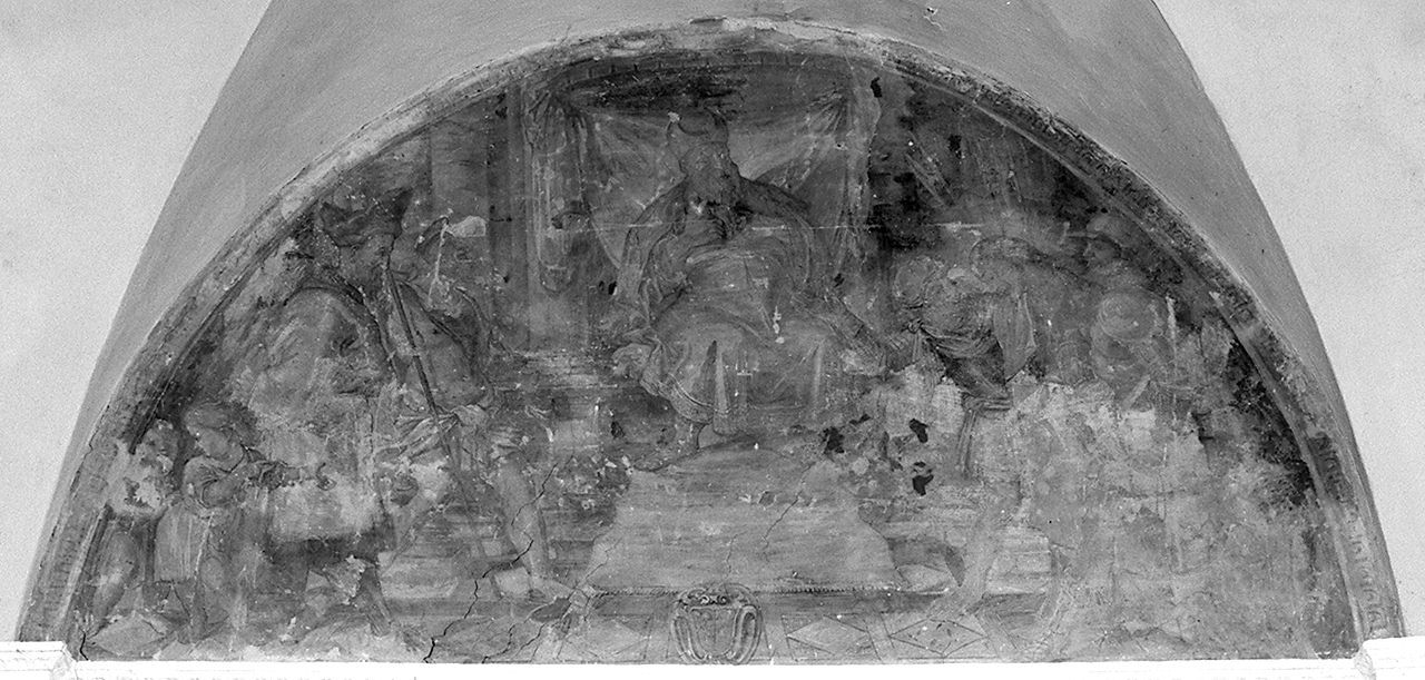 Cristo davanti a Erode (dipinto, elemento d'insieme) di Nasini Francesco (sec. XVII)