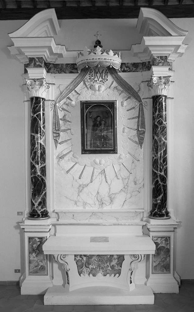 altare - a edicola - bottega senese (prima metà sec. XVIII)