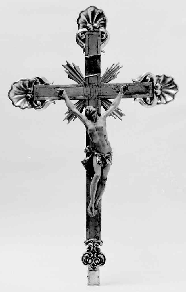 Cristo crocifisso (croce processionale, frammento) - bottega toscana (prima metà sec. XIX)