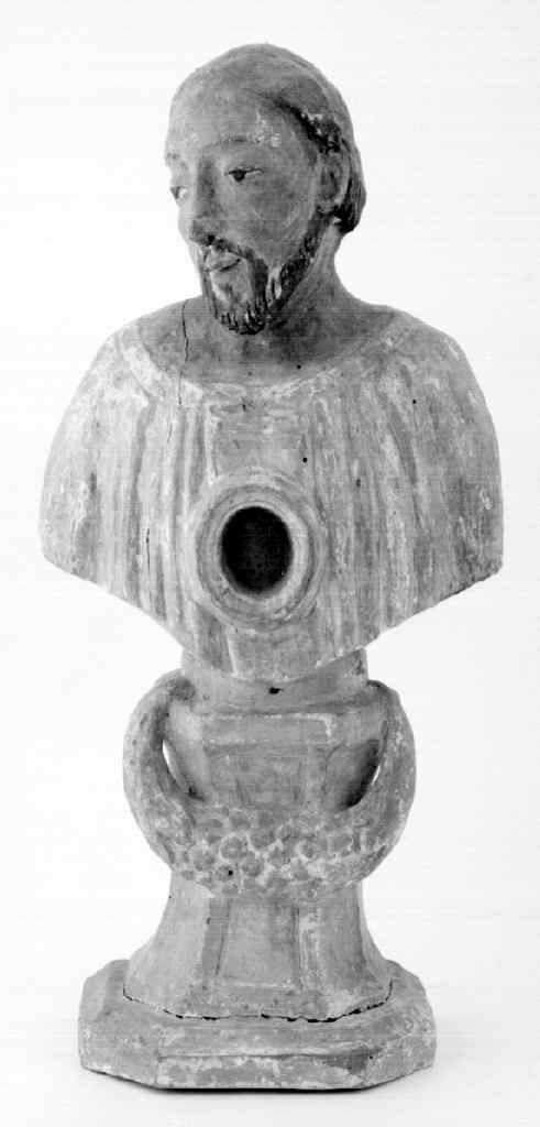 San Mattia (reliquiario - a busto, elemento d'insieme) - bottega toscana (sec. XVIII)