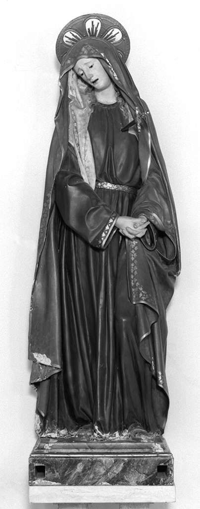 Madonna Addolorata (statua processionale) - bottega italiana (prima metà sec. XX)