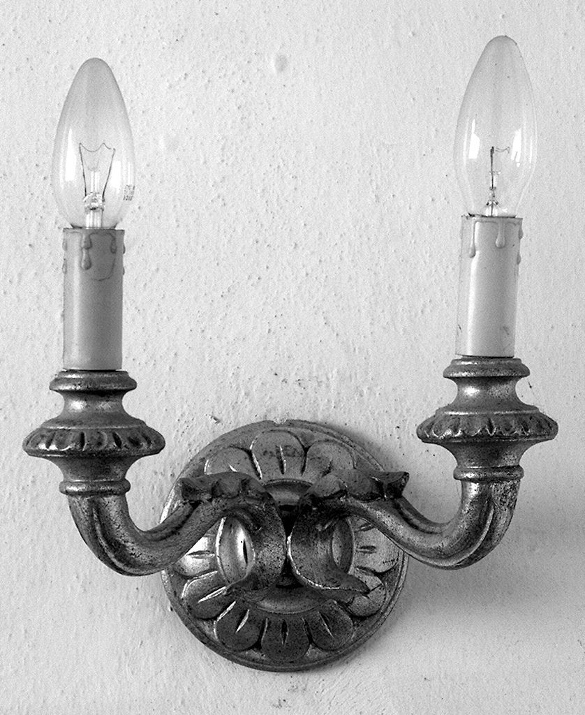 candeliere da parete, serie - produzione toscana (sec. XIX)