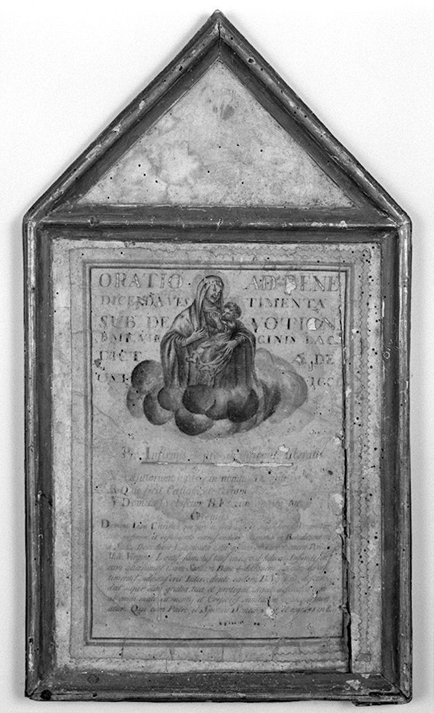 Madonna del Latte, Madonna con Bambino (tabella) - bottega senese (sec. XVIII)