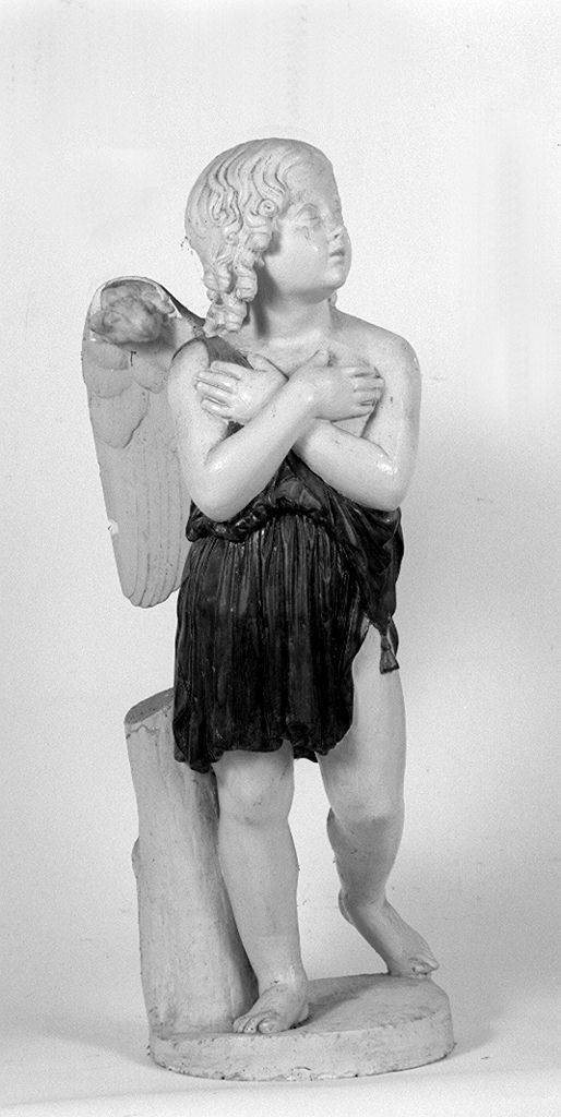 angelo (statua, serie) - ambito senese (seconda metà sec. XIX)