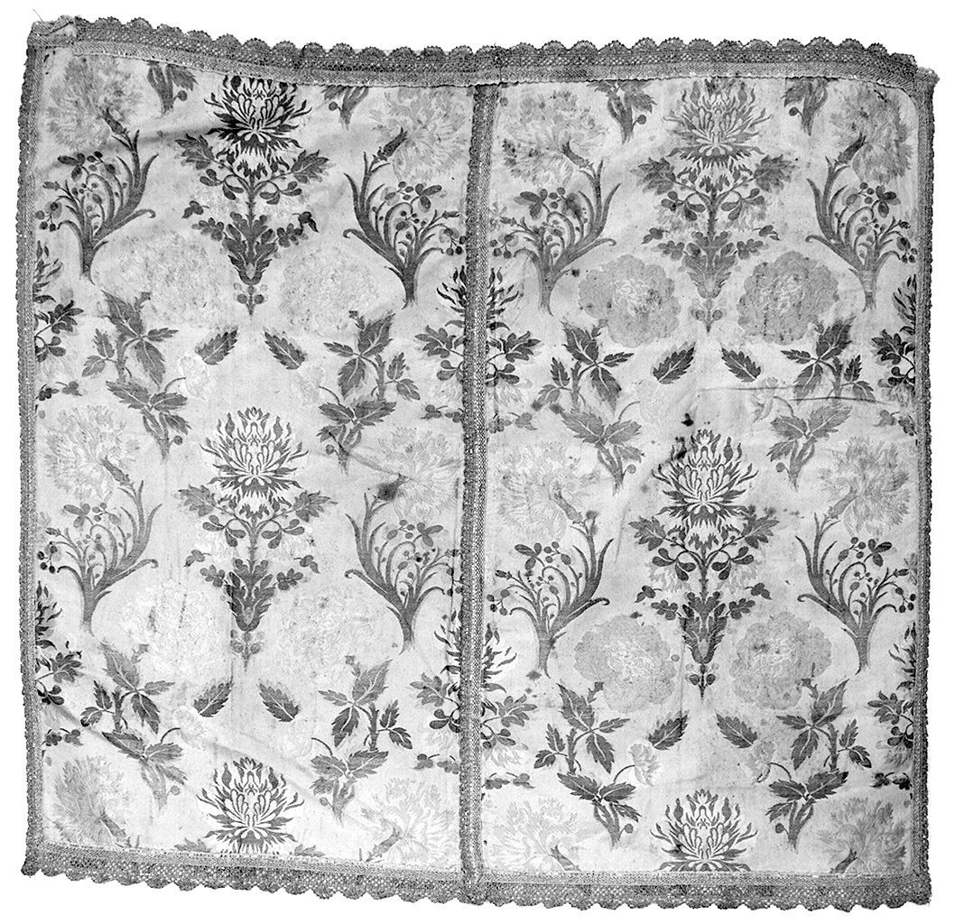 motivi decorativi floreali (tendina) - manifattura italiana (prima metà sec. XIX)