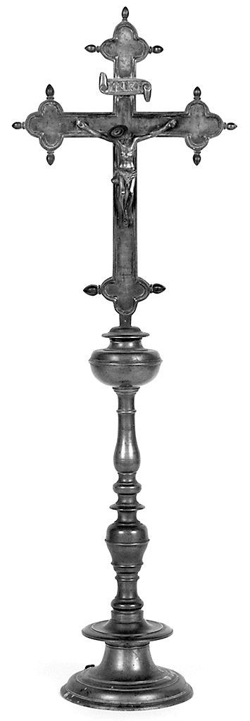 croce d'altare, elemento d'insieme - bottega toscana (prima metà sec. XVIII)