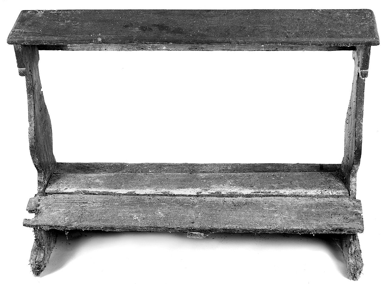 banco da chiesa, frammento - bottega toscana (prima metà sec. XIX)