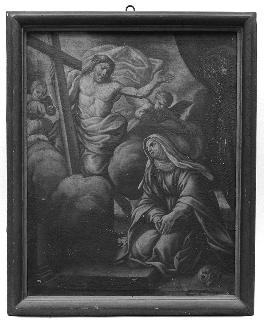 apparizione di Cristo a Santa Caterina da Siena (dipinto) - ambito senese (seconda metà sec. XVIII)