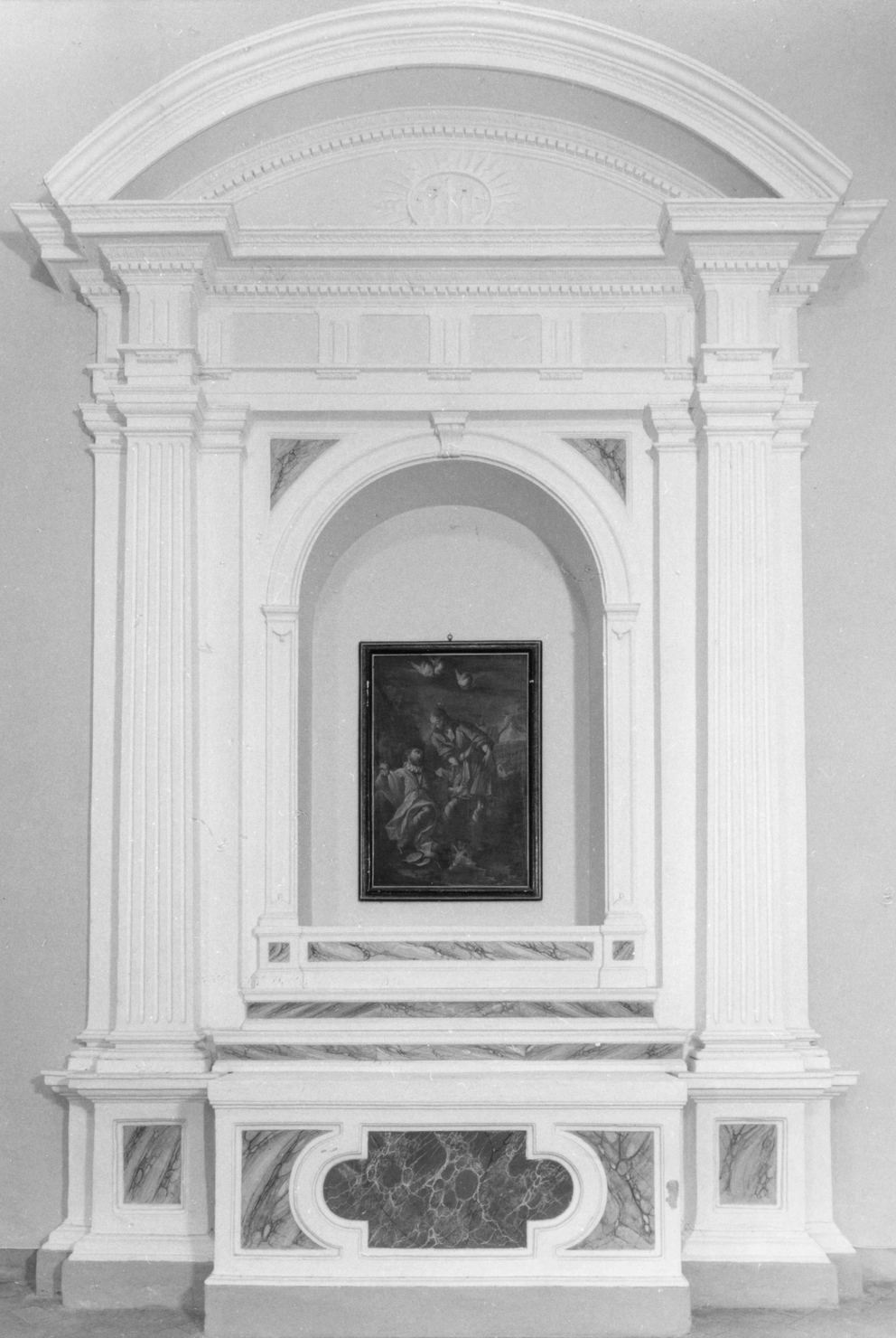 altare - bottega senese (terzo quarto sec. XVII)