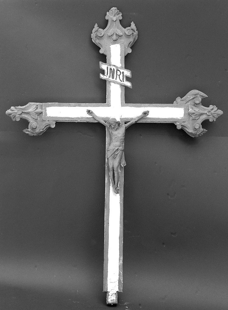 Cristo crocifisso (croce d'altare, frammento) - bottega toscana (secc. XVIII/ XIX)