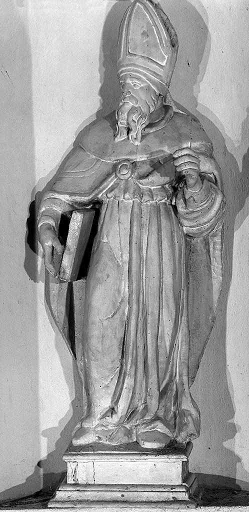 Santo vescovo (statua) - ambito toscano (prima metà sec. XIX)