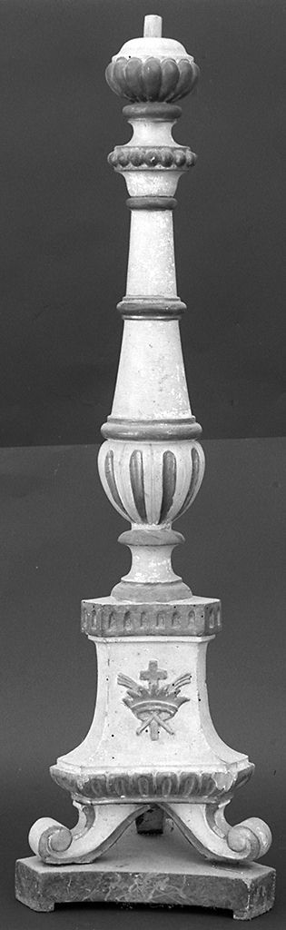 base per croce d'altare, elemento d'insieme - bottega toscana (prima metà sec. XIX)
