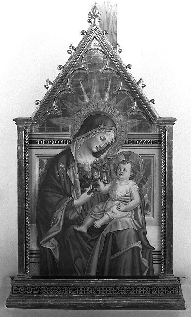 Madonna con Bambino (dipinto, elemento d'insieme) di Joni Icilio Federico (sec. XX)