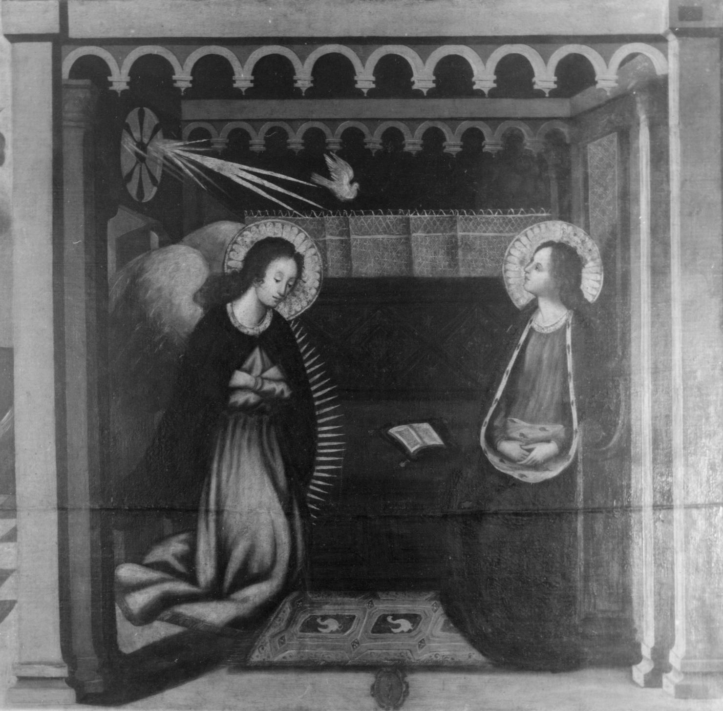 Annunciazione (dipinto) di Tani Sebastiano (sec. XVII)