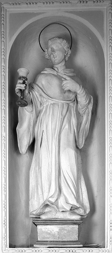 San Tommaso d'Aquino (statua, elemento d'insieme) di Montini Agostino, Montini Ansano (sec. XVIII)