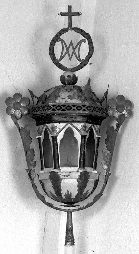 motivi decorativi vegetali (lanterna processionale, serie) - bottega toscana (seconda metà sec. XIX)