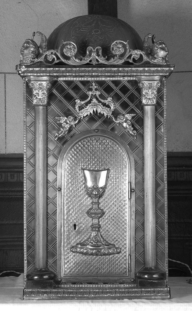 tabernacolo - a tempietto - bottega toscana (prima metà sec. XX)