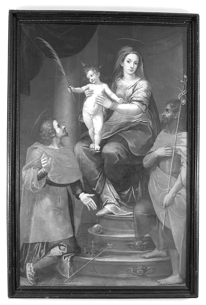 Madonna con Bambino (dipinto) di Bartalini Francesco (sec. XVII)