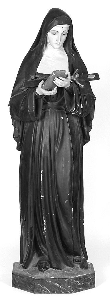 Santa Rita da Cascia (statua) - produzione toscana (sec. XX)