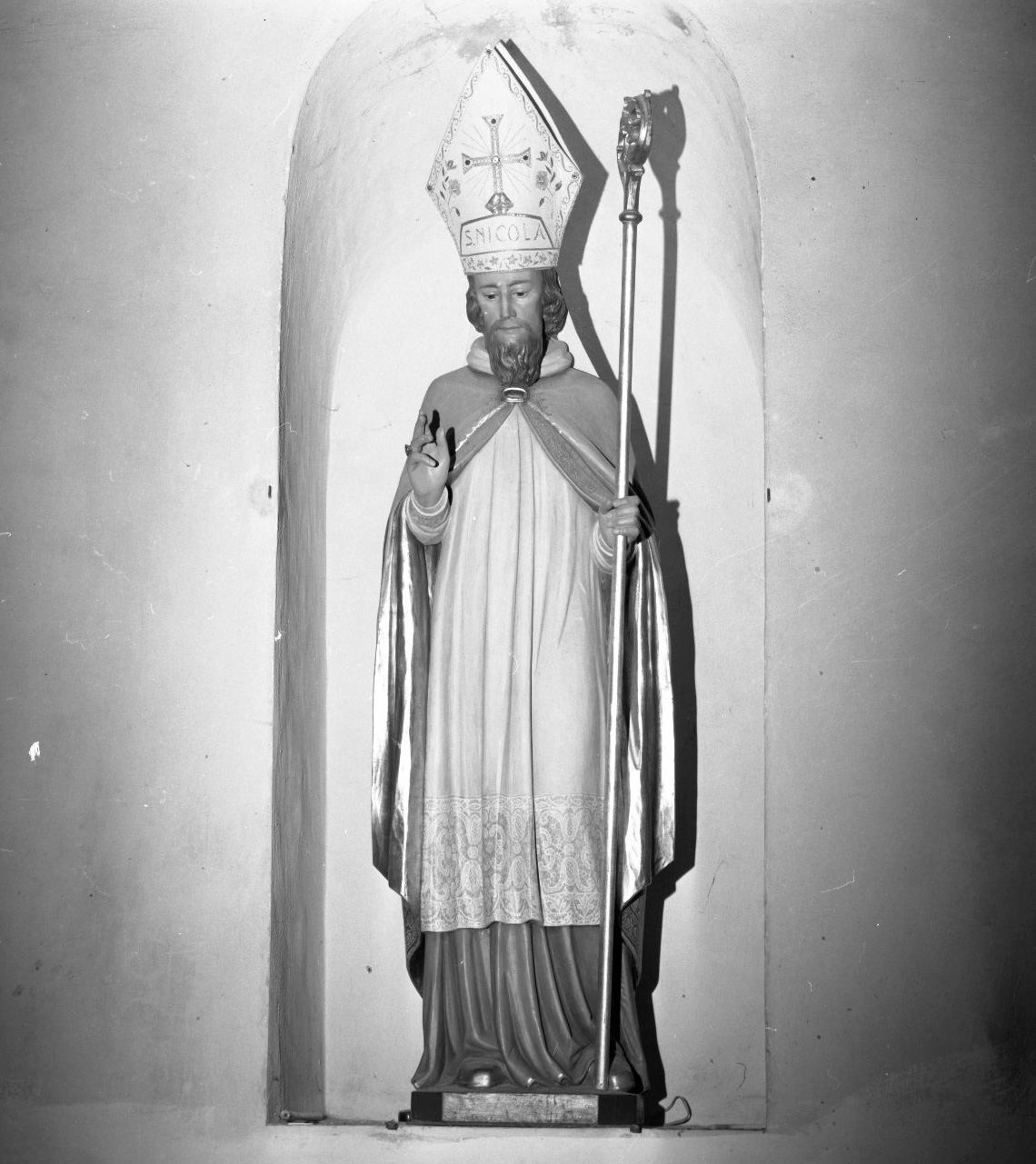 San Nicola di Bari (statua) - bottega toscana (sec. XIX)