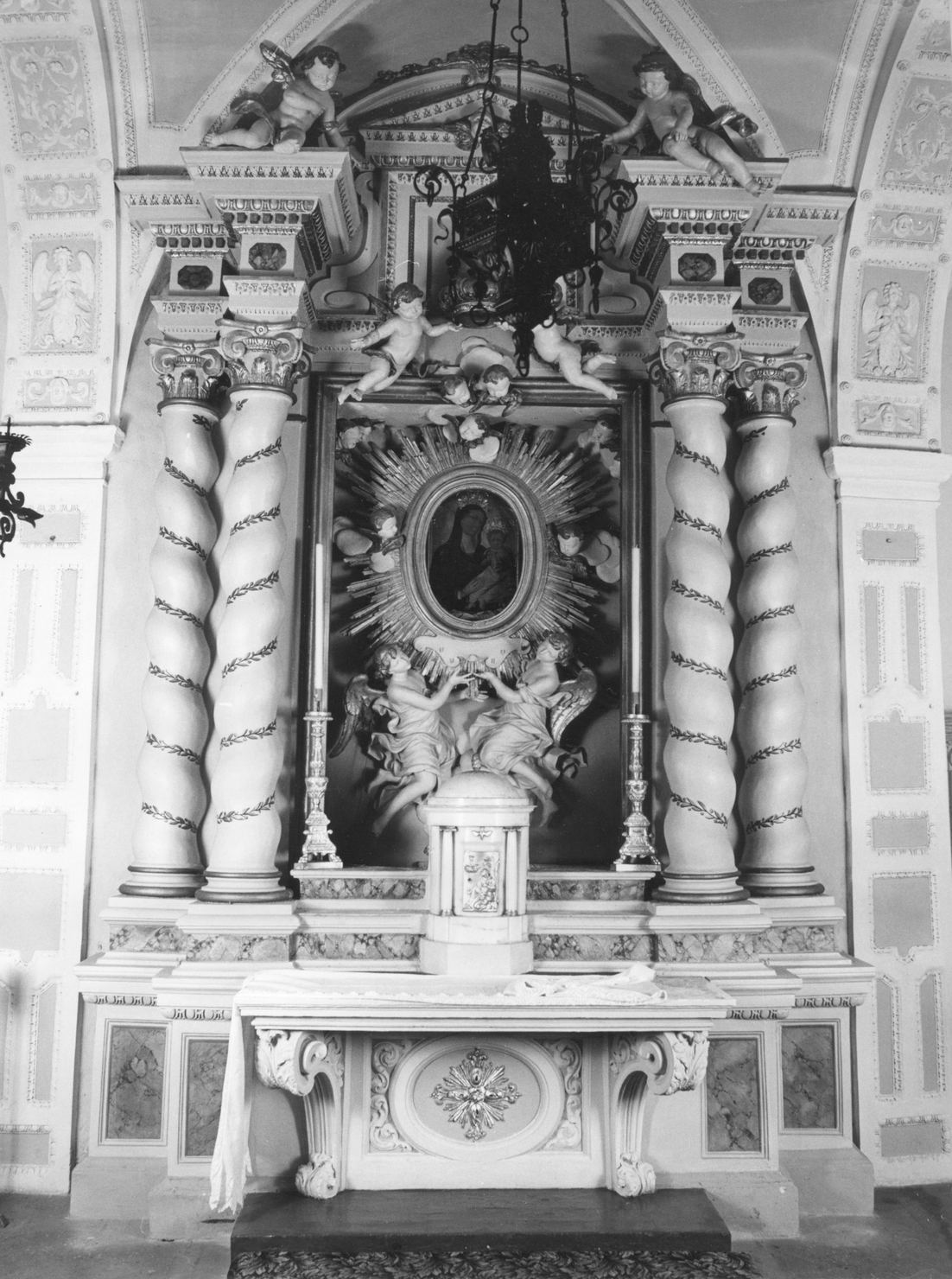 altare - bottega toscana (fine/inizio secc. XVII/ XVIII)