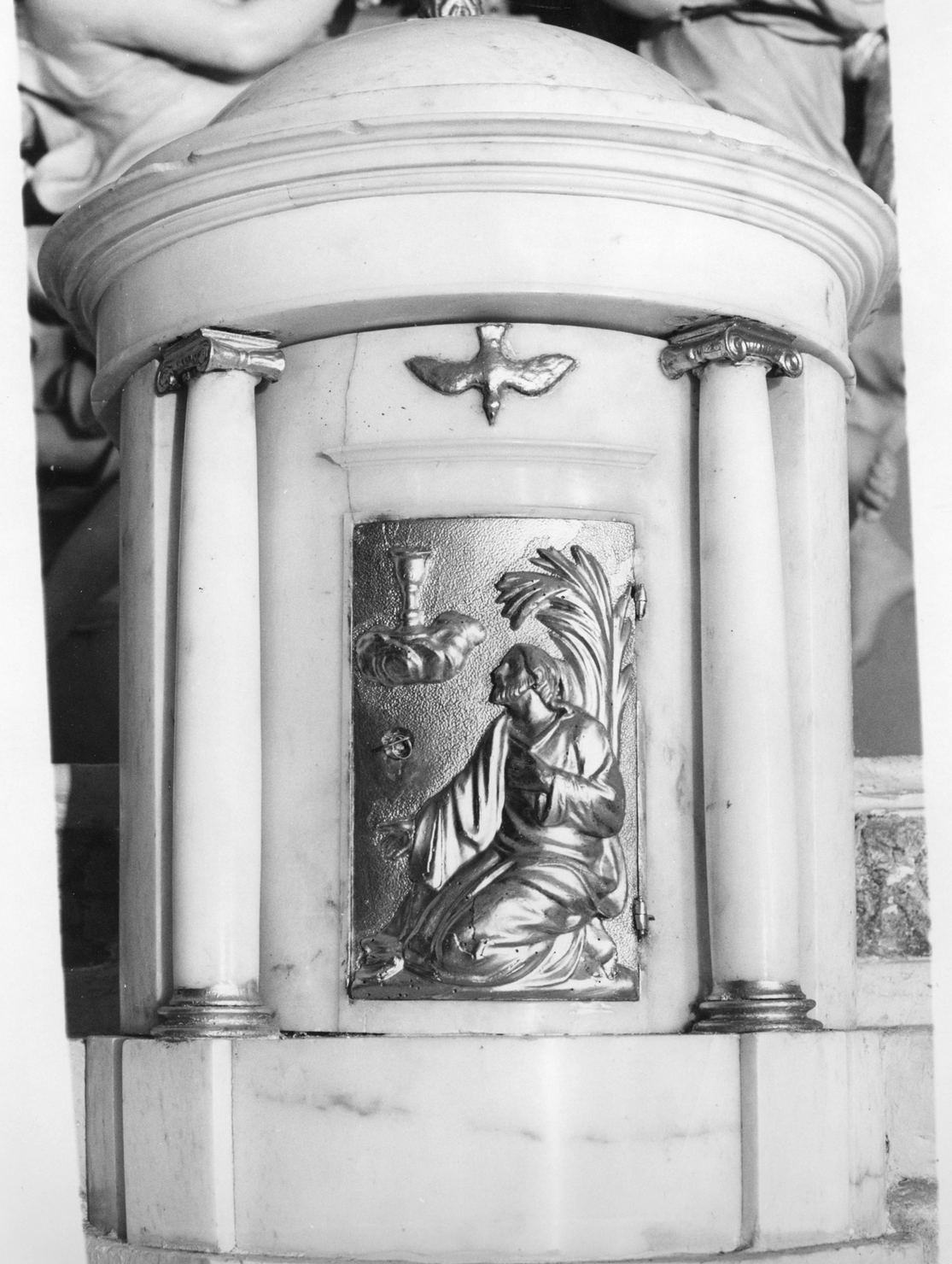 orazione di Cristo nell'orto di Getsemani (tabernacolo) - bottega toscana (sec. XIX)