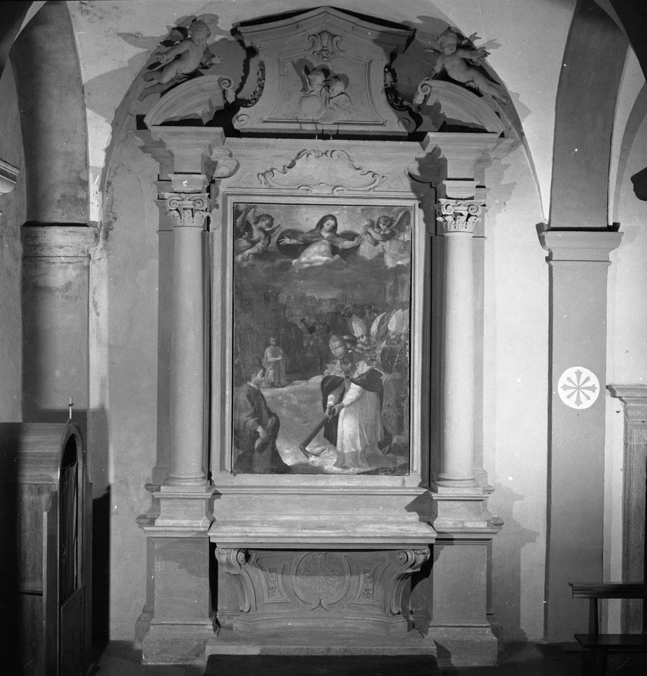 altare - bottega toscana (fine/inizio secc. XVI/ XVII)