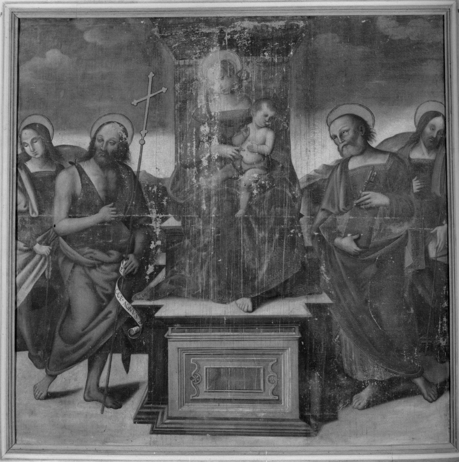 Madonna con Bambino e Santi (dipinto) - ambito senese (prima metà sec. XVI)
