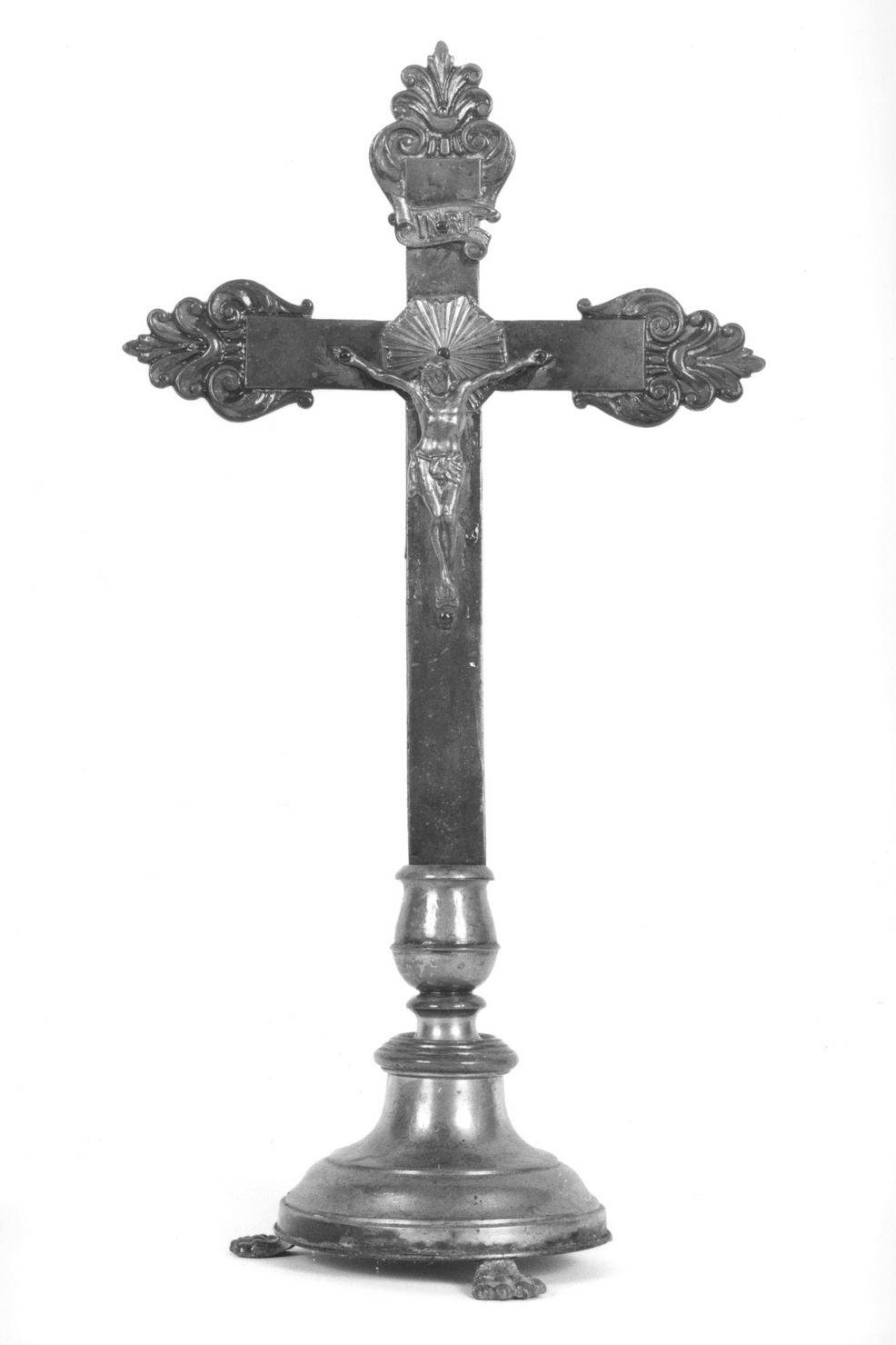 Cristo crocifisso (croce d'altare) - bottega toscana (seconda metà sec. XIX)