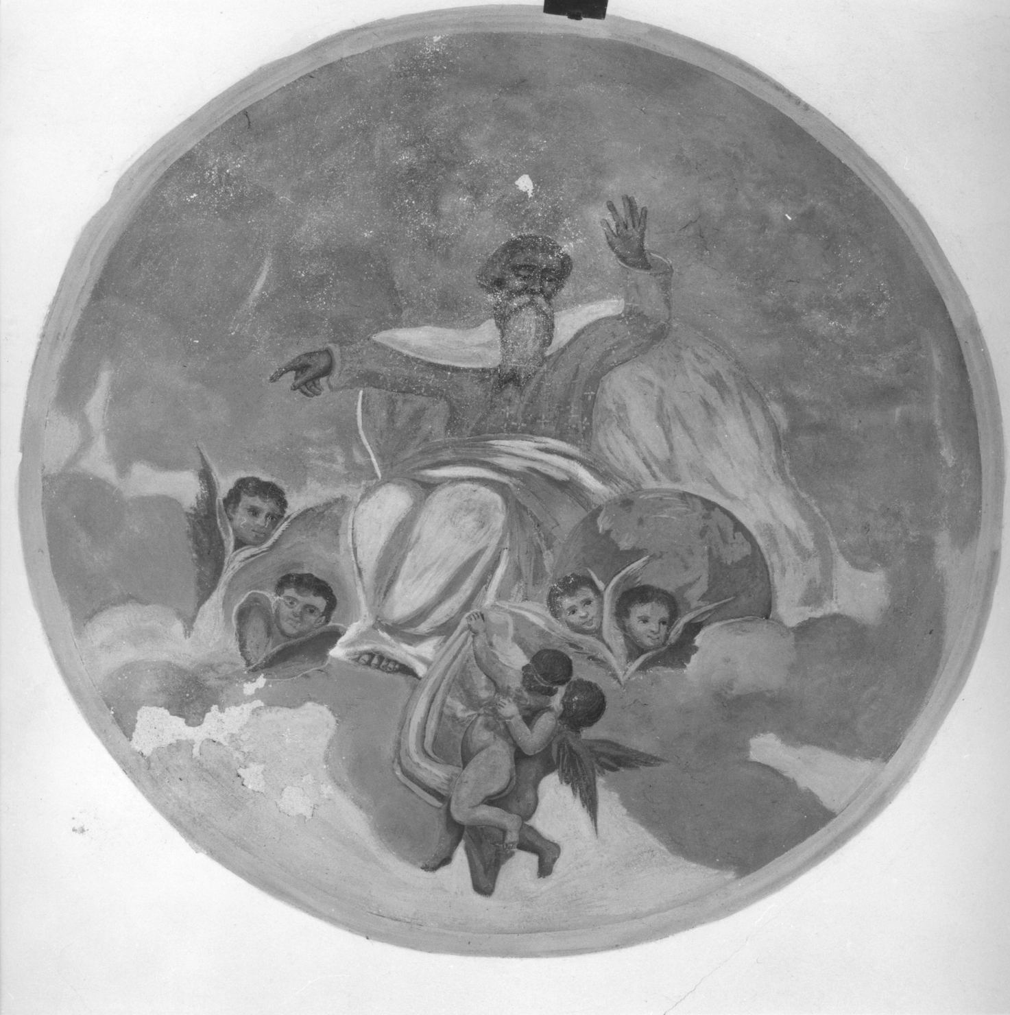Dio Padre in gloria (dipinto) - ambito toscano (seconda metà sec. XIX)