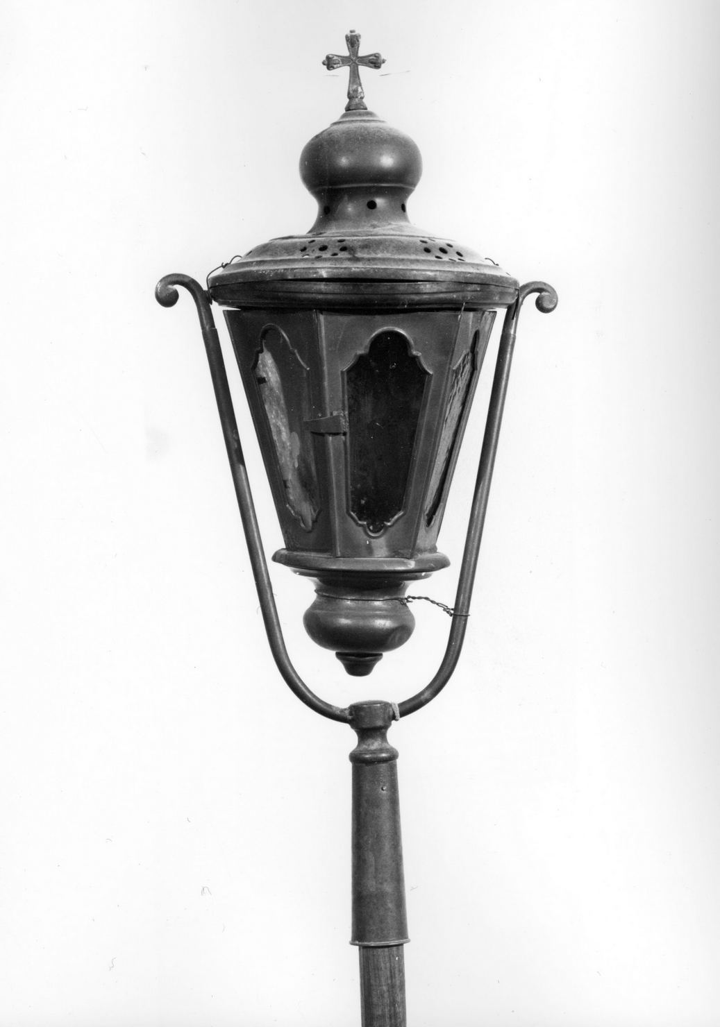 lanterna processionale, opera isolata - ambito italiano (sec. XIX)