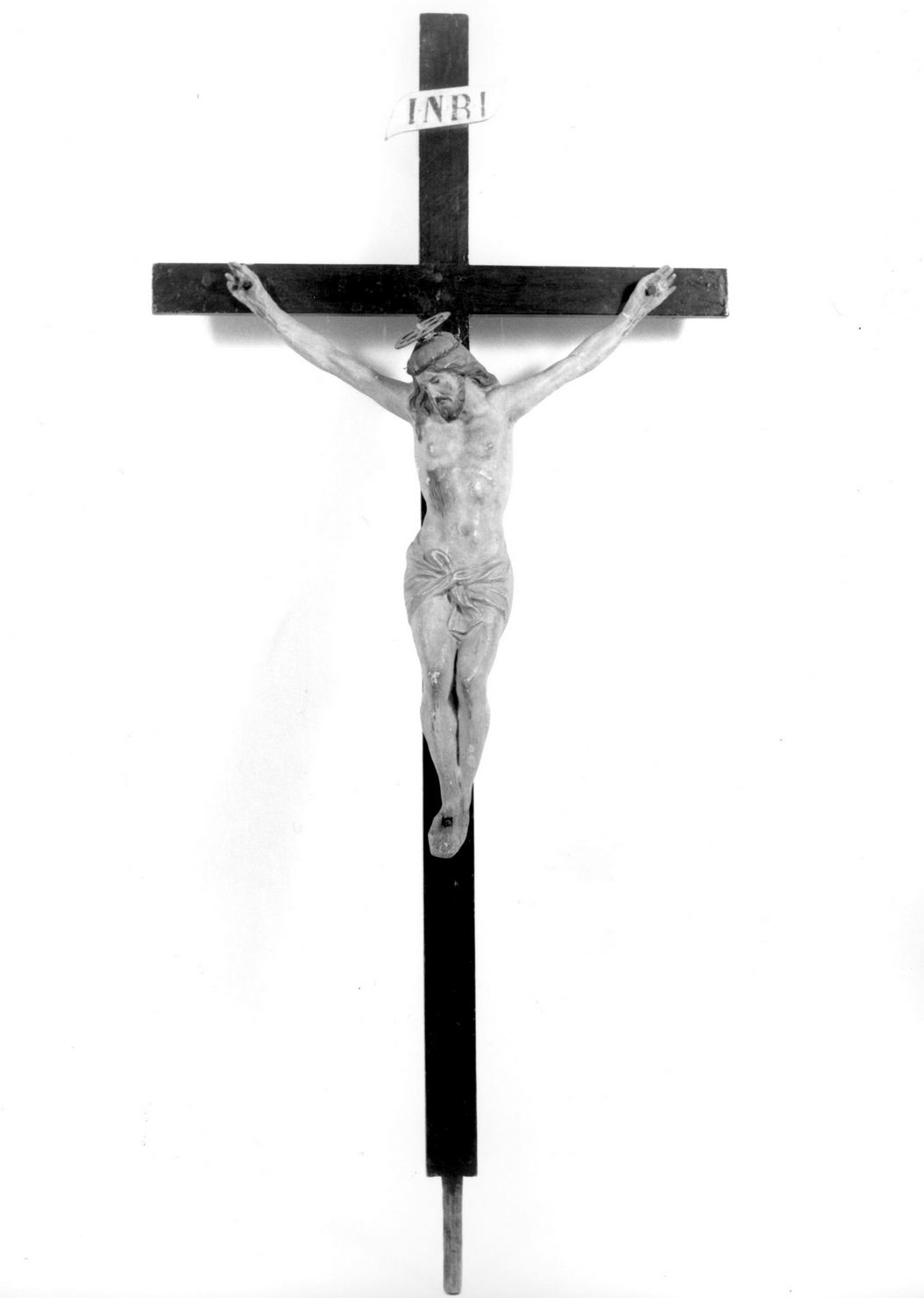 Cristo crocifisso (croce processionale) - manifattura senese (seconda metà sec. XVIII)