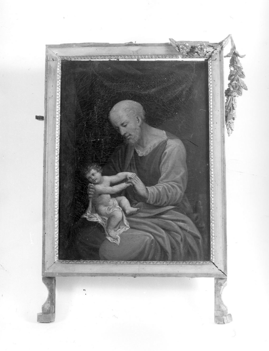 San Giuseppe con Gesù Bambino (dipinto) - ambito senese (seconda metà sec. XVIII)