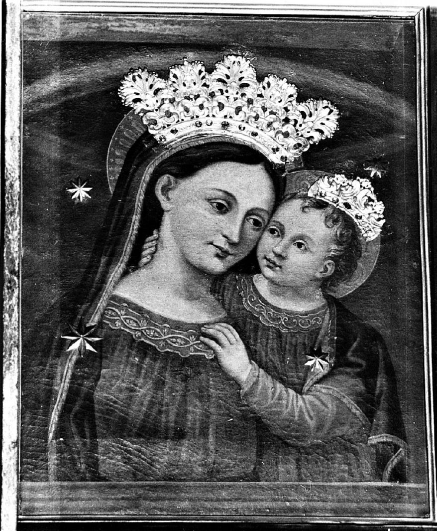 Madonna del Buon Consiglio, Madonna con Bambino (dipinto) di Bonichi Francesco (sec. XVIII)