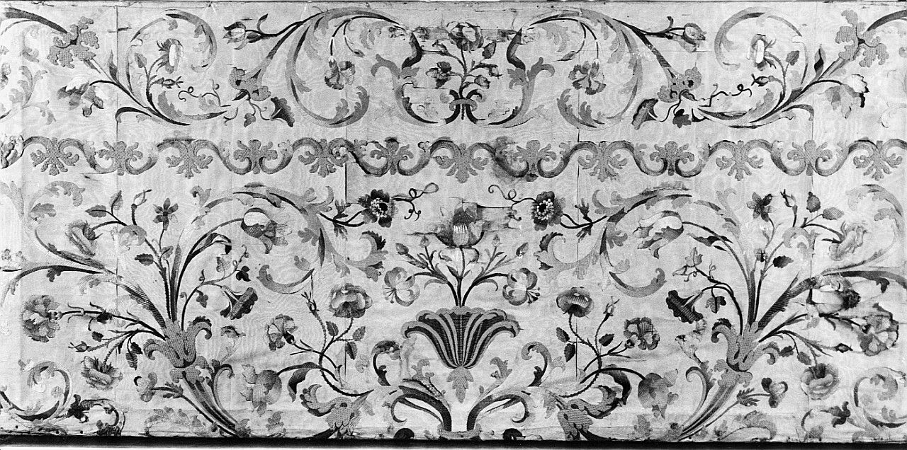 motivi decorativi floreali (paliotto, serie) - manifattura toscana (seconda metà sec. XVIII)