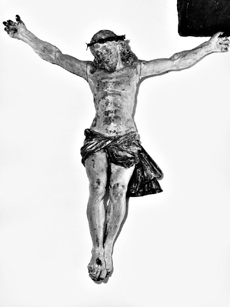 Cristo crocifisso (crocifisso, frammento) - ambito toscano (seconda metà sec. XVIII)