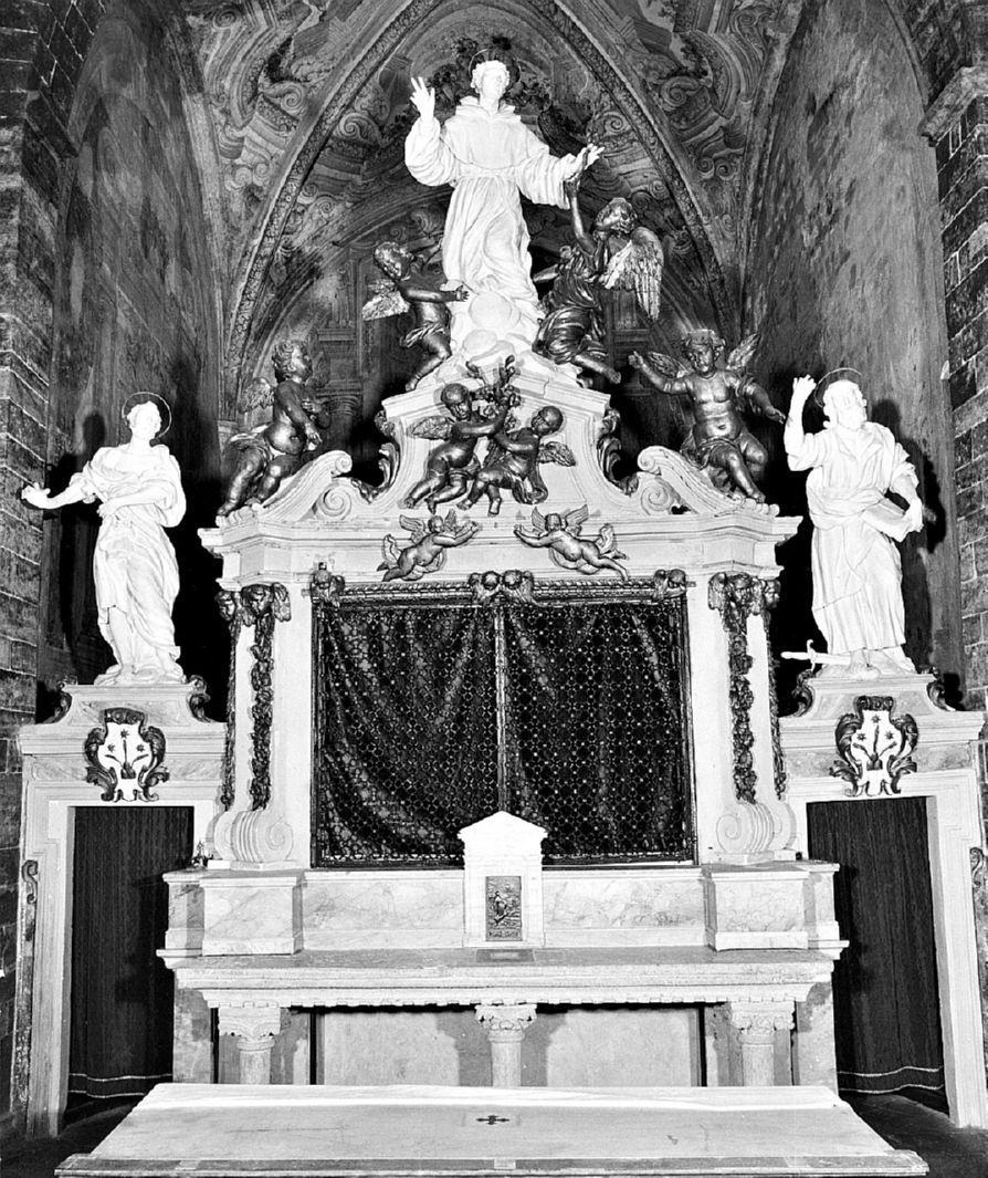 San Pietro (statua, elemento d'insieme) - ambito senese (prima metà sec. XVIII)