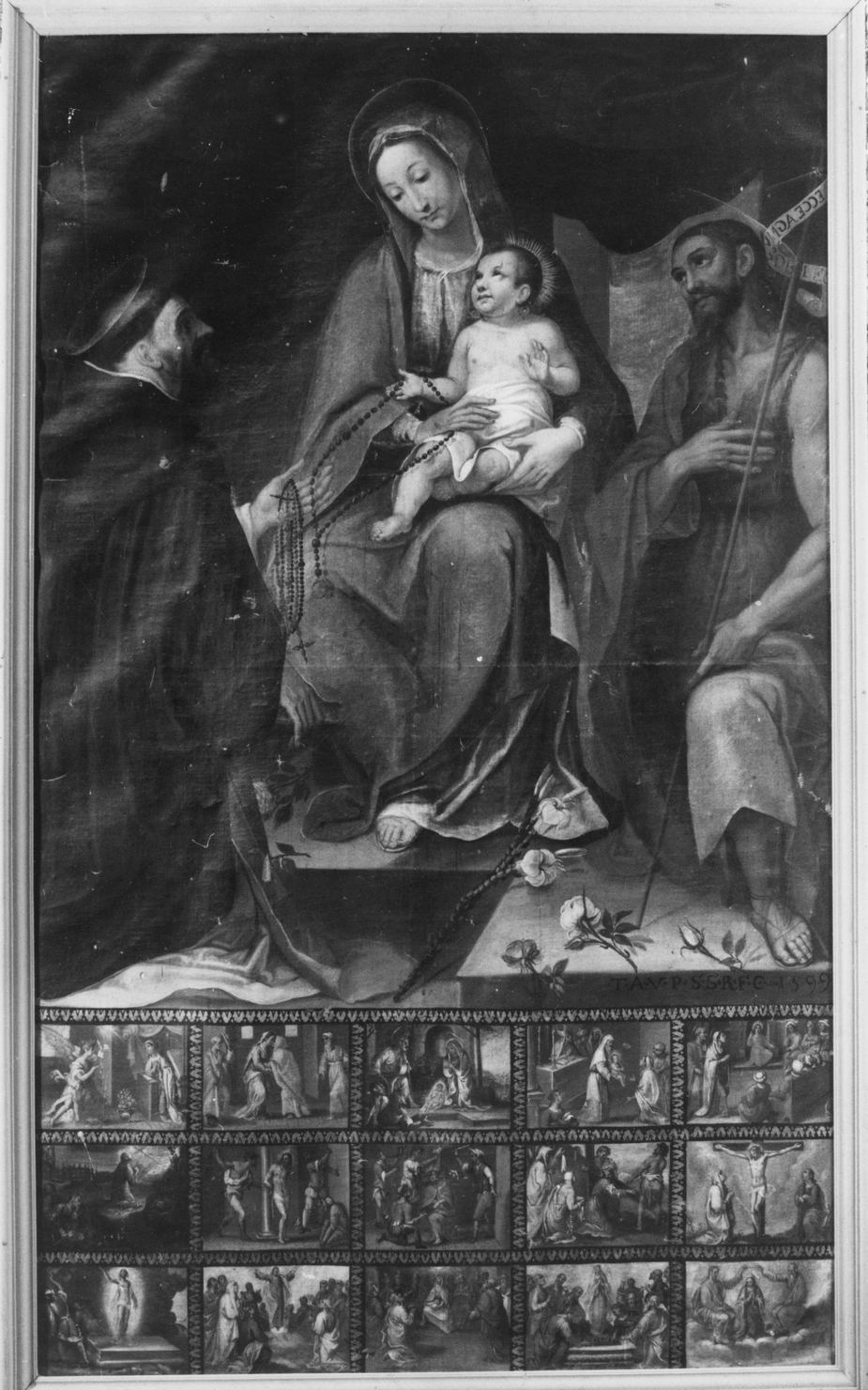 storie della vita di Maria Vergine e di Cristo (dipinto, opera isolata) - ambito senese (sec. XVI)
