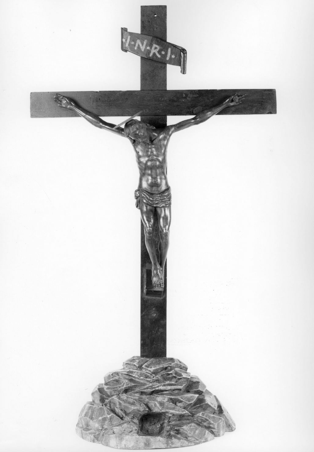 Cristo crocifisso (croce da tavolo) - bottega toscana (sec. XVII)