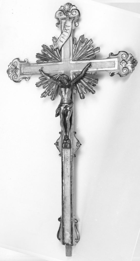 Cristo crocifisso (croce d'altare) - produzione toscana (prima metà sec. XIX)