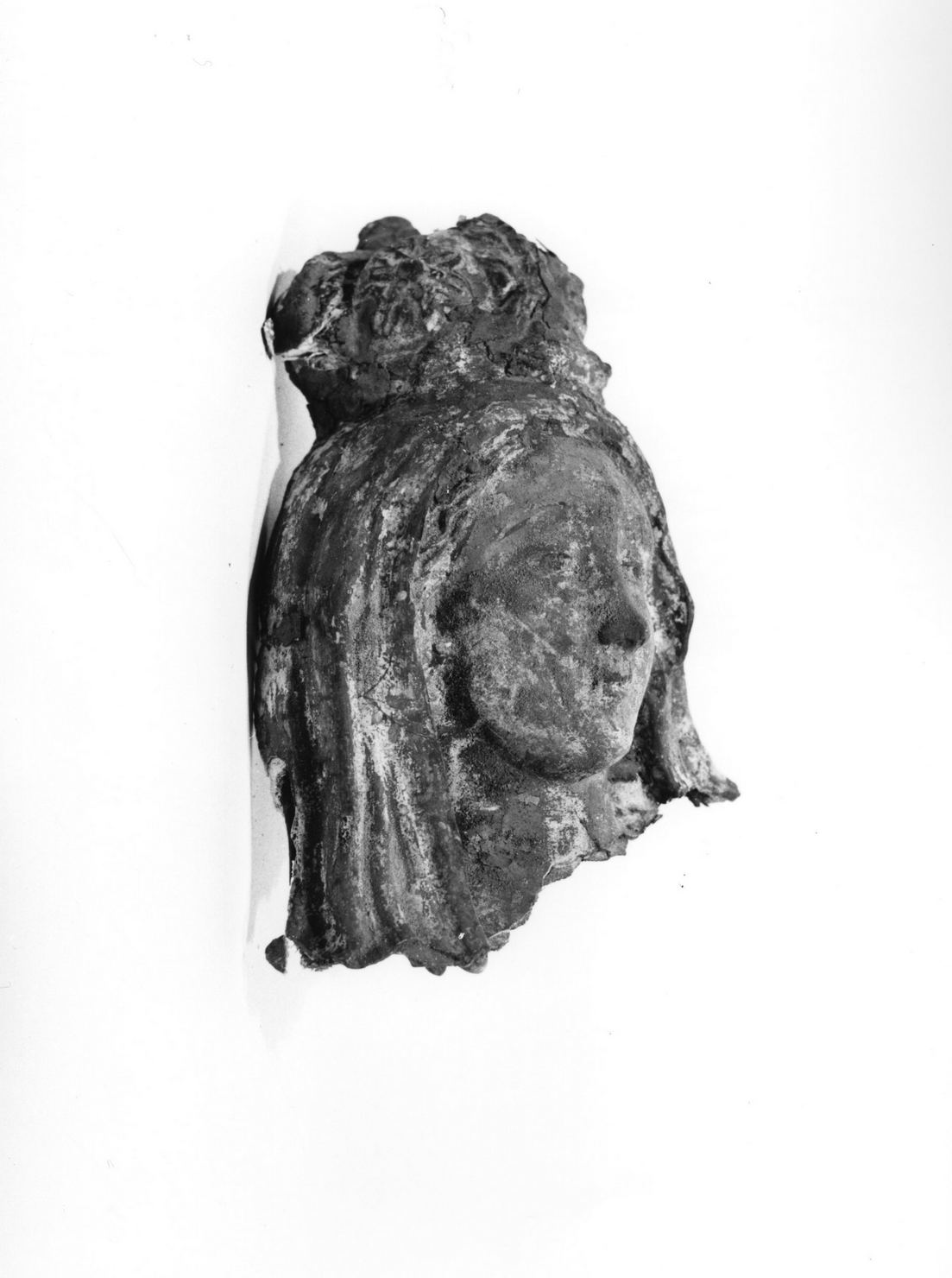 Madonna (statua, frammento) - bottega toscana (seconda metà sec. XVIII)