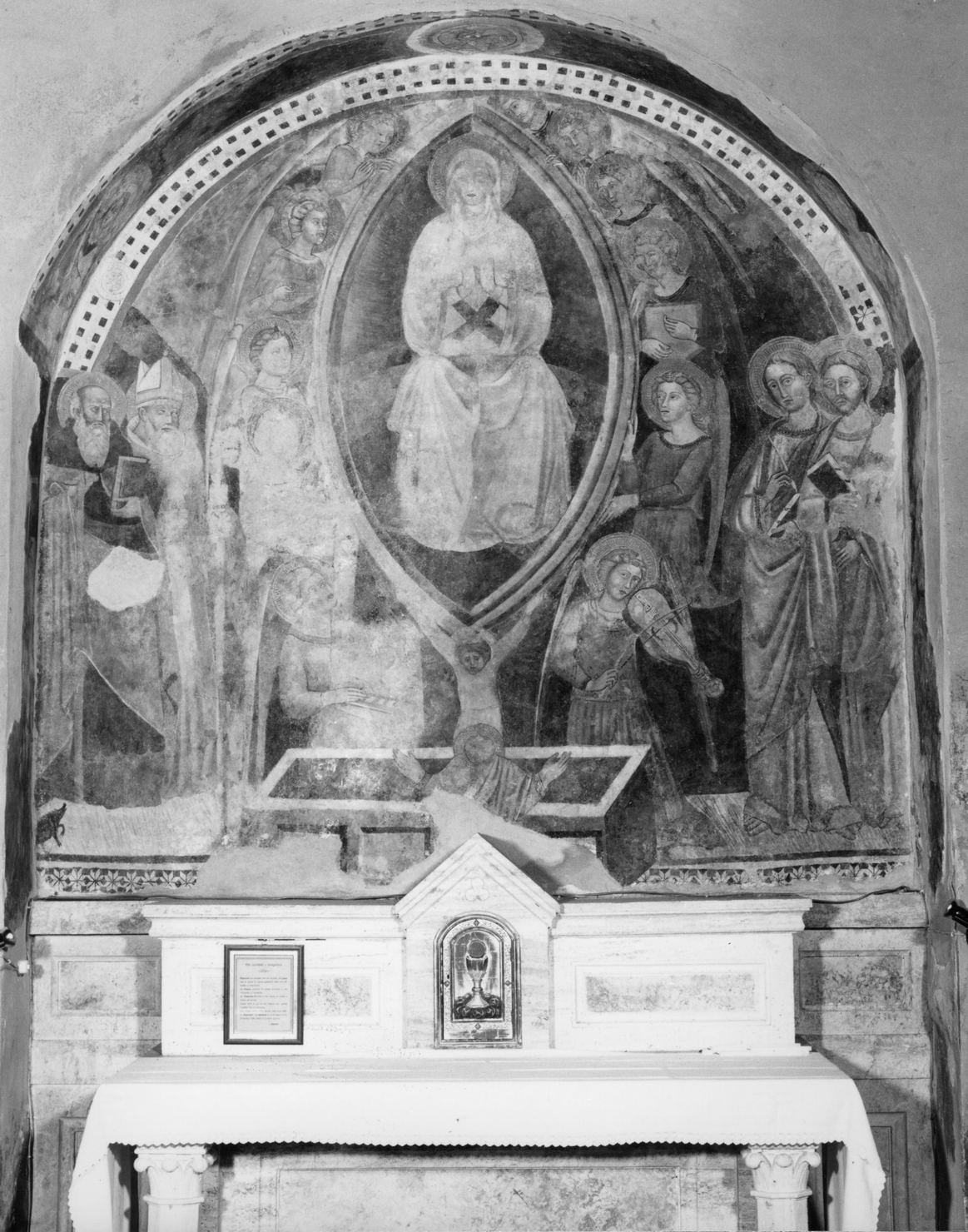 assunzione della Madonna (dipinto) - ambito senese (primo quarto sec. XV)
