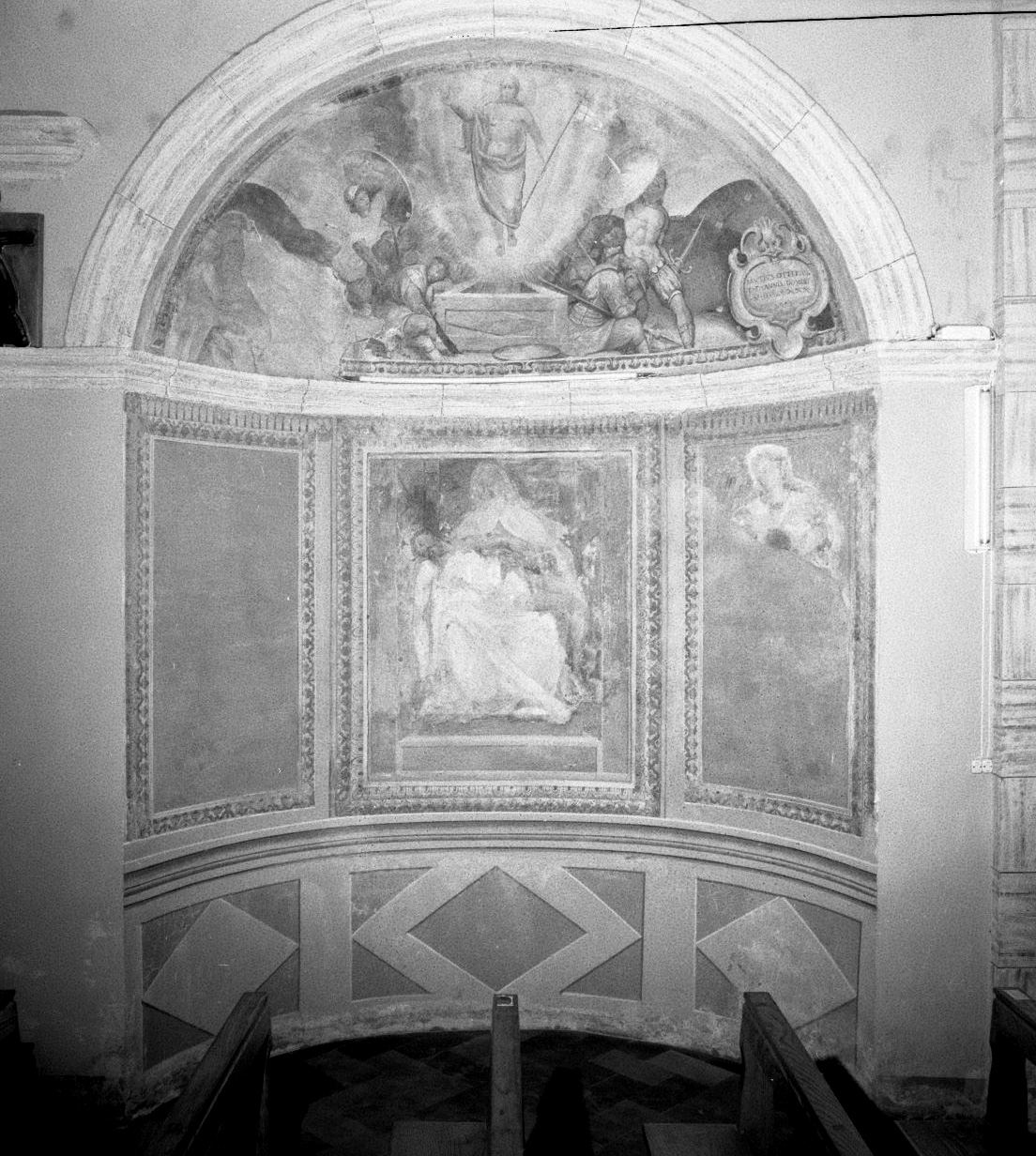 Pietà (dipinto, elemento d'insieme) - ambito italiano (sec. XVI)